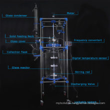 Plant Scale Glas Reaktionsgefäß 100L